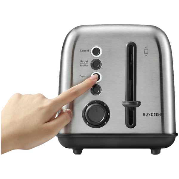BUYDEEM 2 Slice Toaster, model DT620E, color Stainless Steel, EU ( DT620E-SSEU )
