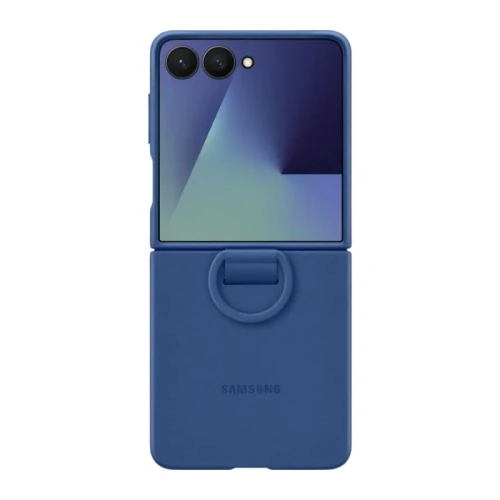 SAMSUNG silikonska futrola sa prstenom Z FLIP7 PLAVA EF-PF766-TNE