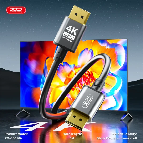 XO Dispalyport kabl DP1.2 GB018A 3m