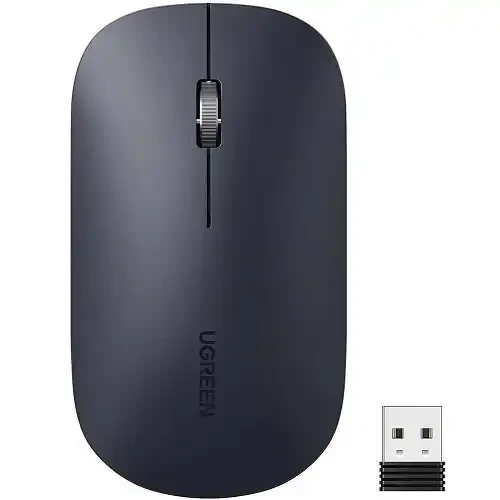 UGREEN MU001 Prenosivi bežični miš ultra slim (Gray Black)