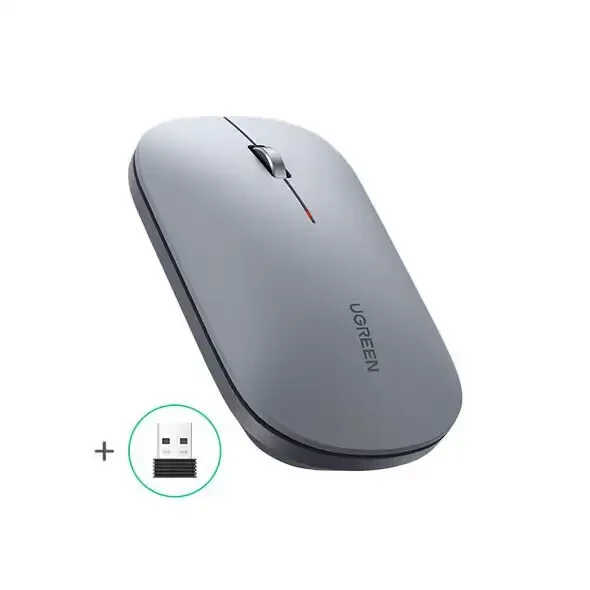 UGREEN MU001 Prenosivi bežični miš ultra slim (Light Gray)