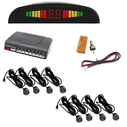 Parking senzor 8 senzora (4+4) LED displej KT-PS308