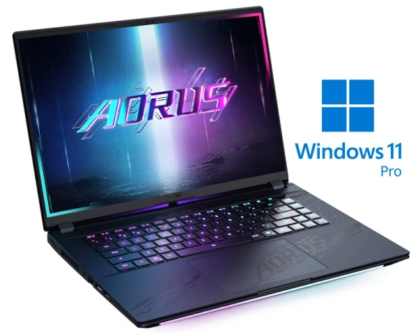 GIGABYTE AORUS MASTER 16 BZH 16 inch QHD+ OLED 240Hz 500nits Core Ultra 9 275HX 32GB 1TB SSD GeForce RTX 5090 24GB RGB Backlit Win11Pro gam
