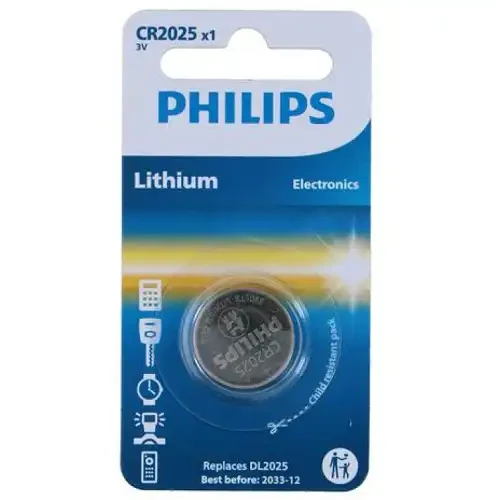 Philips Baterija CR2025 3.0V LITHIUM