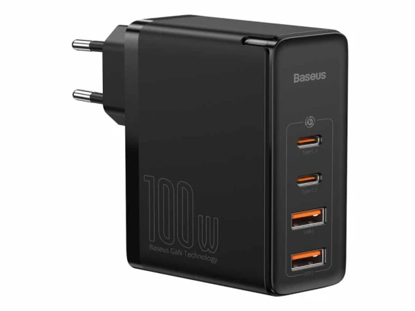Baseus GaN2Pro  punjač 100W 2* Usb A/ 2* Type C + kabl  C/C crna ( 999903 )