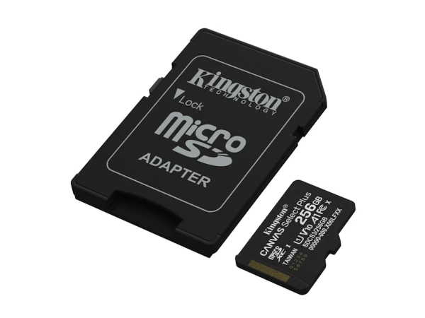 KINGSTON Memorijska kartica U1 V10 SDXC 256GB Canvas Select Plus G3 150R SDCS3256GB + adapter 