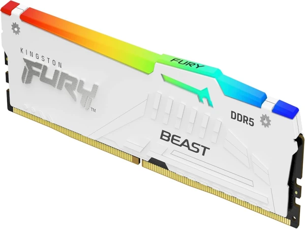 Memorija KINGSTON 32GB(2x16GB)DIMMDDR55200MHzCL40FURY Beast RGBcrna' ( 'KF552C40BWAK2-32' ) 
