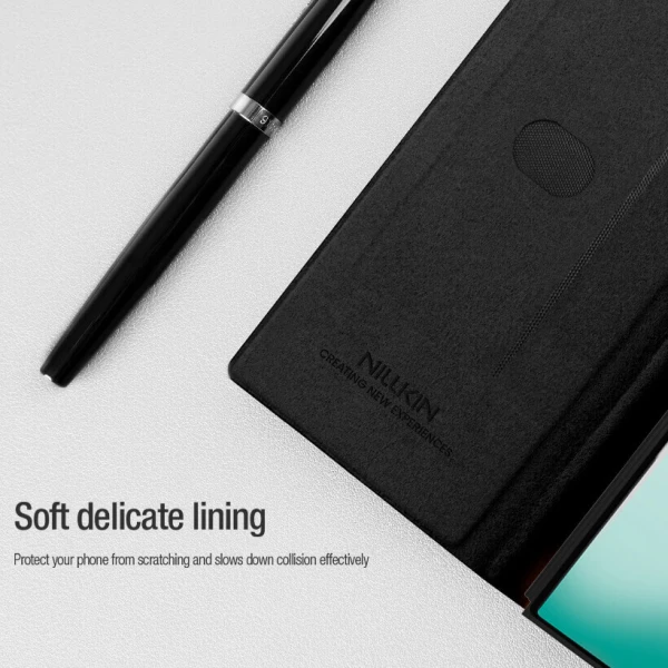 Torbica Nillkin Qin Pro Leather za Samsung F966B Galaxy Z Fold 7 crna (with pen)