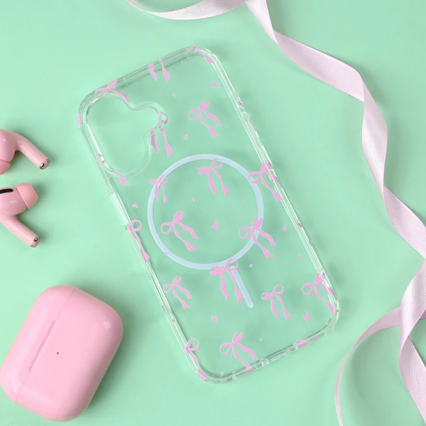 Torbica Print Magsafe za iPhone 17 6.3 Cute Bow