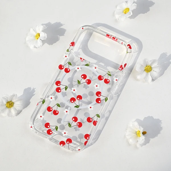 Torbica Print Magsafe za iPhone 17 Pro 6.3 Cute Cherries
