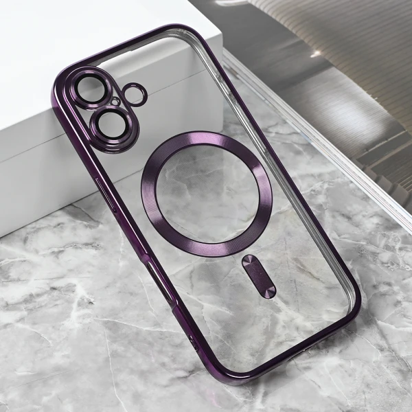 Torbica Magsafe Lux za iPhone 17 6.3 ljubicasta