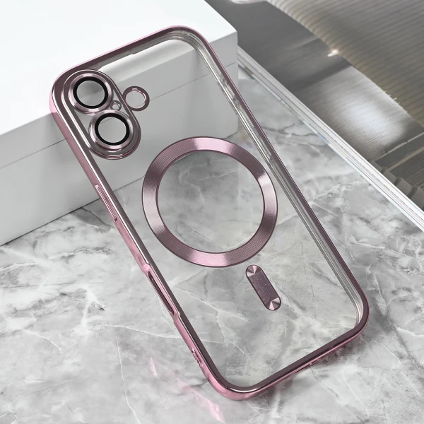 Torbica Magsafe Lux za iPhone 17 6.3 roze