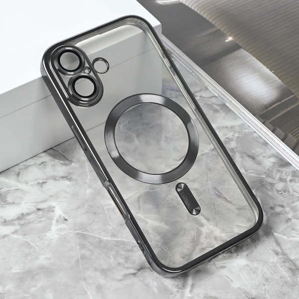 Torbica Magsafe Lux za iPhone 17 6.3 siva