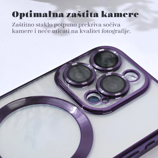 Torbica Magsafe Lux za iPhone 17 6.3 siva