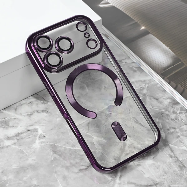 Torbica Magsafe Lux za iPhone 17 Pro 6.3 ljubicasta