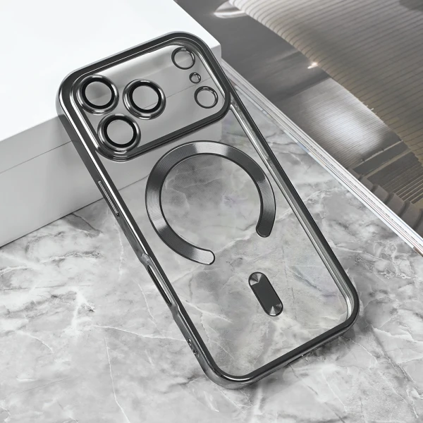 Torbica Magsafe Lux za iPhone 17 Pro 6.3 siva