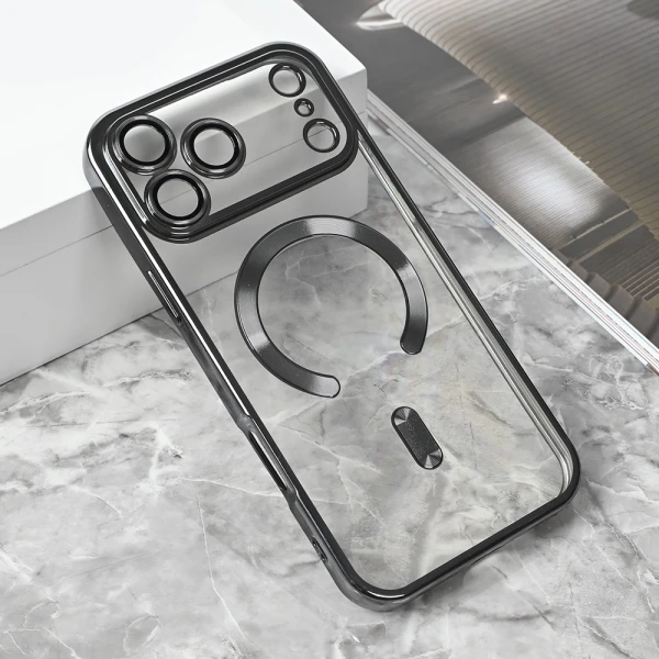 Torbica Magsafe Lux za iPhone 17 Pro Max 6.9 siva