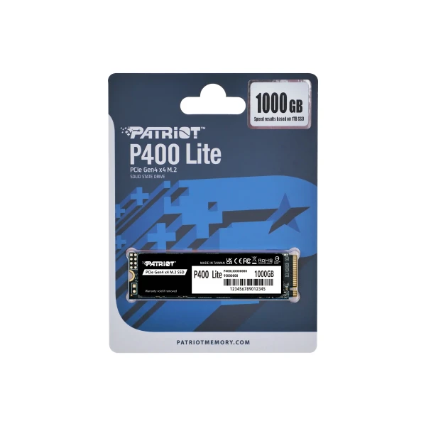 SSD M.2 NVMe 1TB Patriot 3500MBS2700MBS P400LP1KGM28H