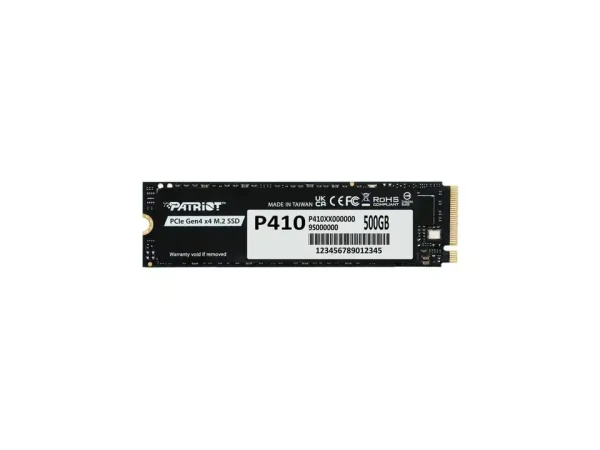 SSD M.2 NVMe 500GB Patriot P410 5000MBS2300MBS P410P500GM28H