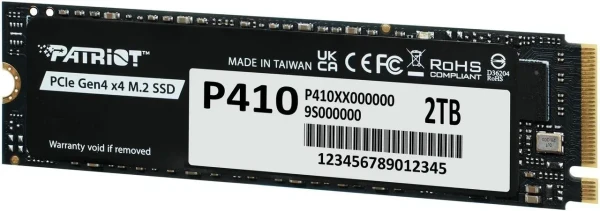SSD M.2 NVMe 2TB Patriot P410 5000MBS4500MBS P410P2TBM28H