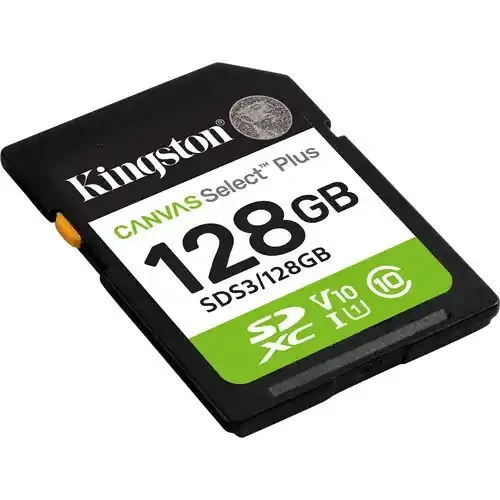 SD Card 128GB Kingston Canvas Select Plus SDR3128GB
