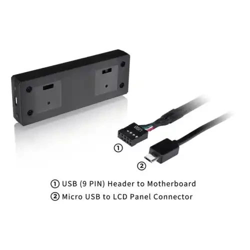 LCD Display KIT 3.9inch ThermalTake Tower 300 i Cares 3