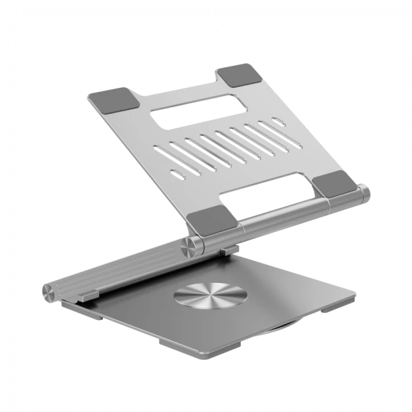 Canyon Laptop stands with hub, TYPE C F to HDMI2.0+2USB3.0+USBC3.0+RJ45+PD, TYEP C TO C cable 1m white with Emarker: HUSB332A, Material: Al