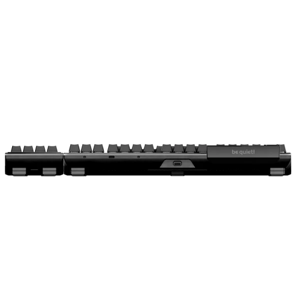 DARK MOUNT Silent Tactile Gaming Keyboard, be quiet! Silent Tactile Mechanical Switches, 8 Customizable Display Keys, Hot-swappable Numpad 