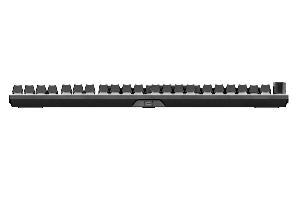 LIGHT MOUNT Silent Linear Gaming Keyboard, be quiet! Silent Linear Mechanical Switches, Aluminum 3D Media Wheel, 5 Macro or Multimedia keys