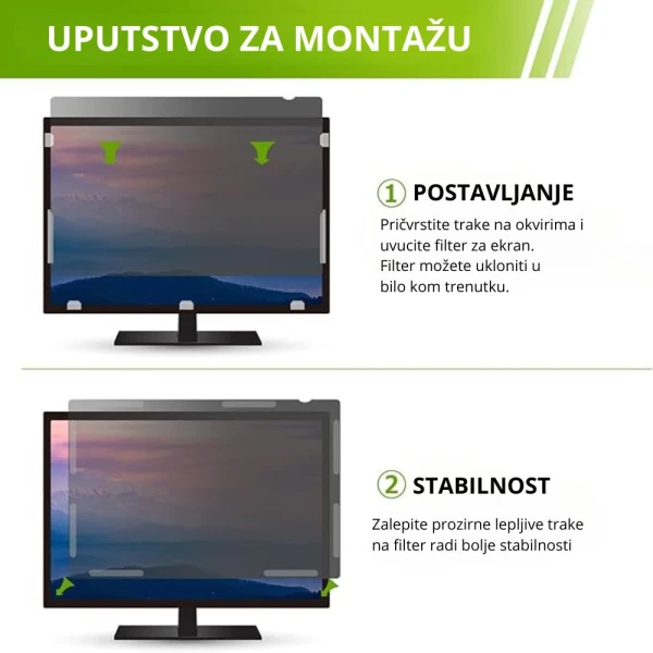 Zaštitna Folija za Ekran (Privacy Screen Filter) - 16 incha