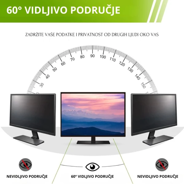 Zaštitna Folija za Ekran (Privacy Screen Filter) - 16 incha