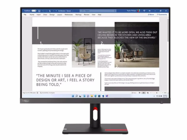 Monitor LENOVO ThinkVision S27i-30 27''IPS1920x1080100Hz4ms2x HDMI,1x VGA crna' ( '63DFKAT4EU' ) 