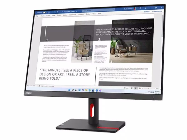Monitor LENOVO ThinkVision S27i-30 27''IPS1920x1080100Hz4ms2x HDMI,1x VGA crna' ( '63DFKAT4EU' ) 
