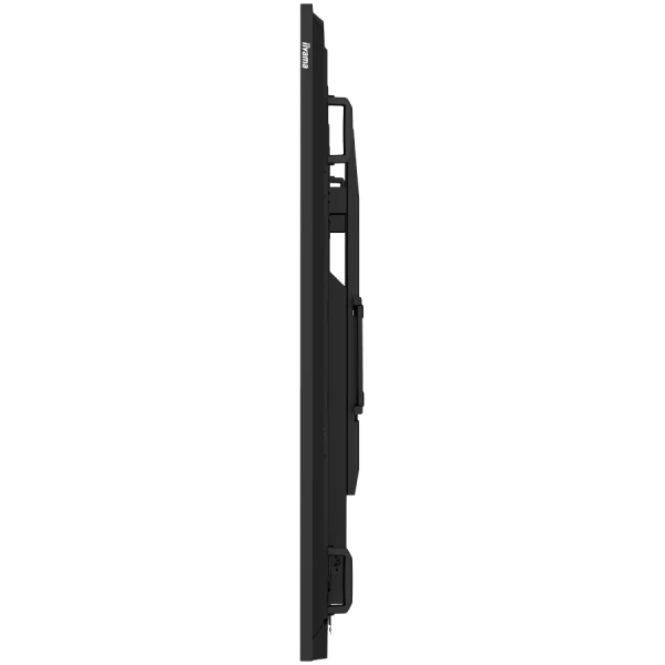 IIYAMA LFD LH9875UHS-B2AG  98'' 4K UHD Professional Digital Signage display featuring Android OS, iiSignage˛ and OPS PC slot landscape, port
