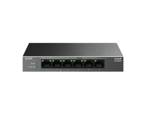 TP-LINK_ LS106LP(UN) 6-port 10100mbps Desktop switch 