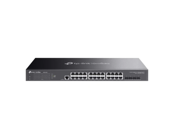 TP-LINK_ SG3428X Omada 24-Porta Gigabit L2+ upravljiv Switch sa 4 10GE SFP+ Slota 