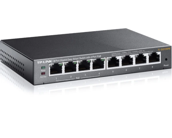 TP-LINK_ TL-SG108PE 8-Port Gigabit Switch sa 4-Porta PoE+ 