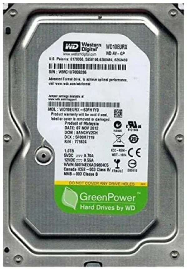 HDD 3.5 * 1TB SET USB 3.0 SATA eksterno kuciste + 1TB WD10EURX WD/ EE3-U3S-3 (3999)