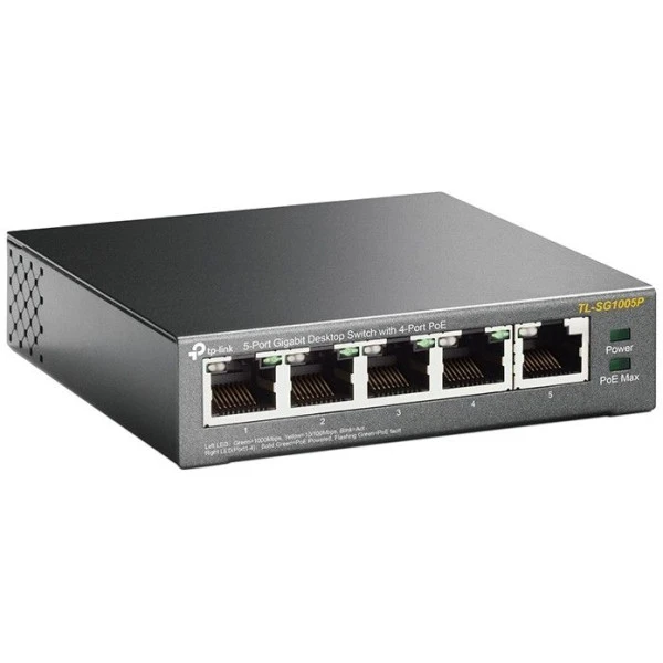 TP-Link SG1005P Mettal sa 4 PoE-Ports