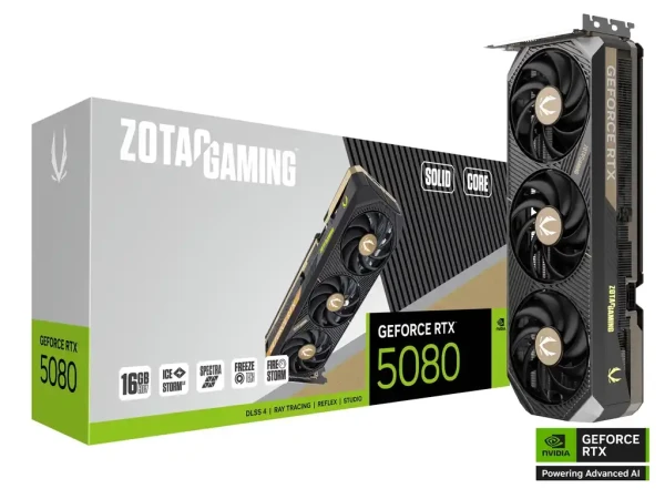 Grafička karta Zotac Gaming Geforce RTX 5080 Solid Core 16GB DDR7 256 bit 3xDPHDMI