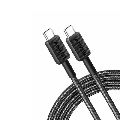 ANKER 322 USB-C to USB-C Kabl 3ft PLETENI CRNI