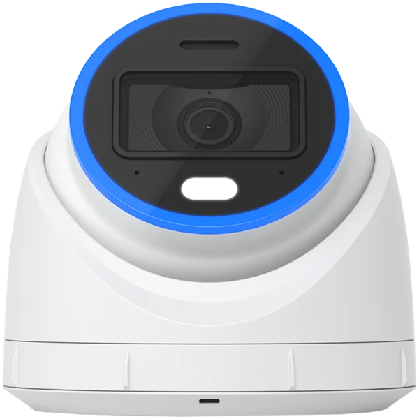 Ubiquiti UVC-G6-Turret-W All-weather, tamper-resistant 4K PoE camera with a 11.8'' 8MP image sensor, Multi-TOPs AI Engine, and 3-axis manual