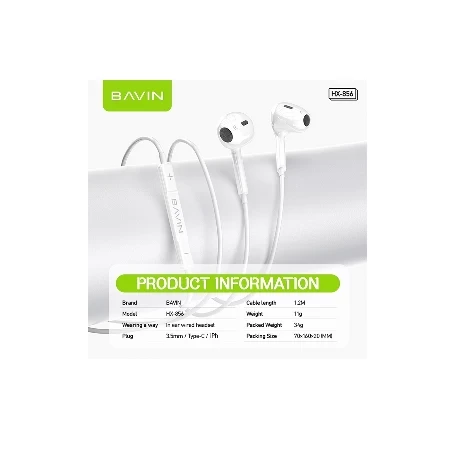 Bavin slušalice Lightning bela - HX856 ( 90204 )