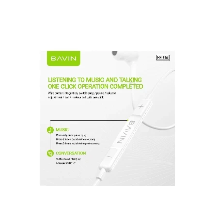 Bavin slušalice Lightning bela - HX856 ( 90204 )