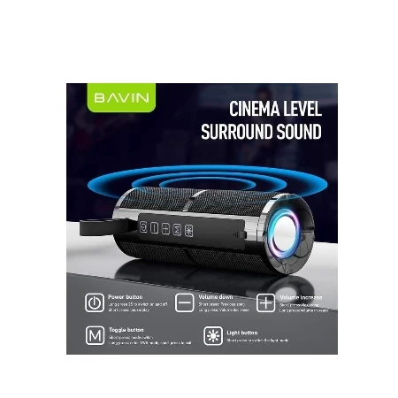 Bavin bluetooth zvučnik 8W crvena - BM-06 ( 90502 )