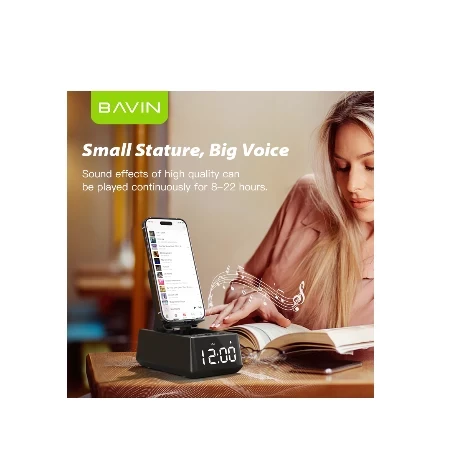 Bavin bluetooth zvučnik/stalak crna - BM-07 ( 90504 )