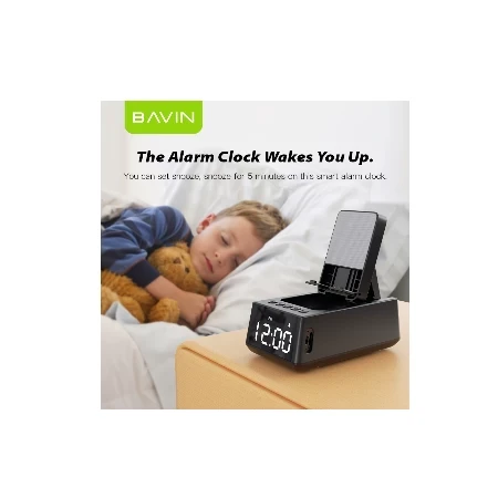 Bavin bluetooth zvučnik/stalak crna - BM-07 ( 90504 )