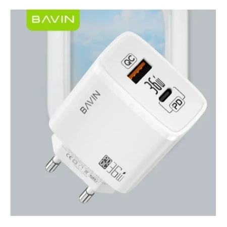 Bavin punjač 36W USB-A + USB-C bela - PC908Y ( 90031 )
