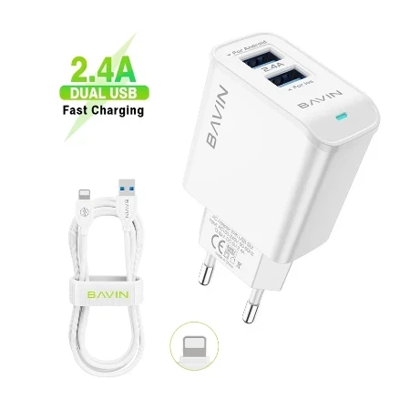 Bavin punjač 2.4A USB-A + kabl Lightning - PC895Y ( 90049 )