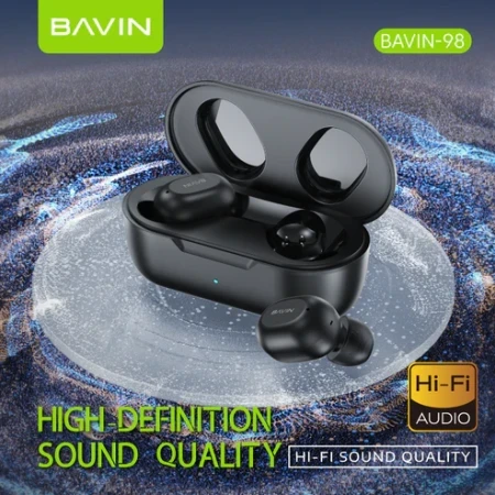Bavin BT slušalice Earphones - Bavin 98 crna ( 90220 )